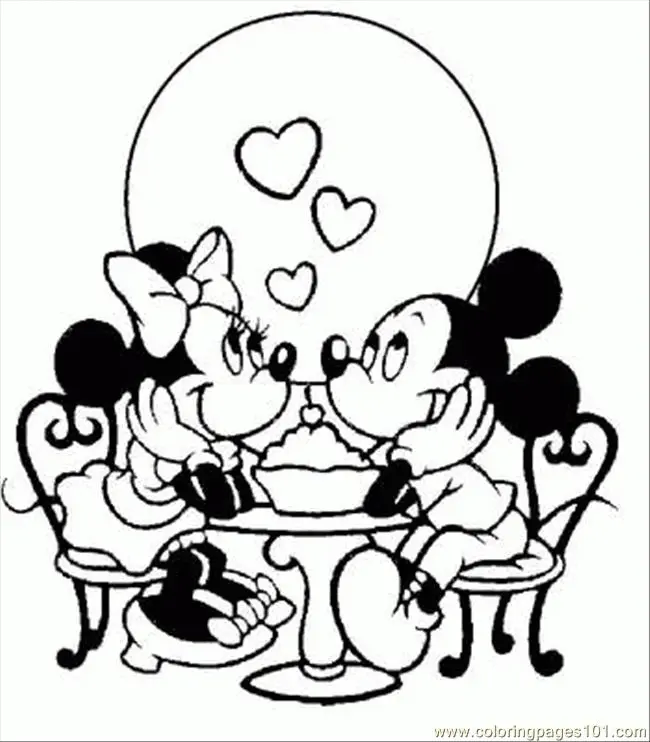 Desenhos de Minnie Mouse Para Colorir 106