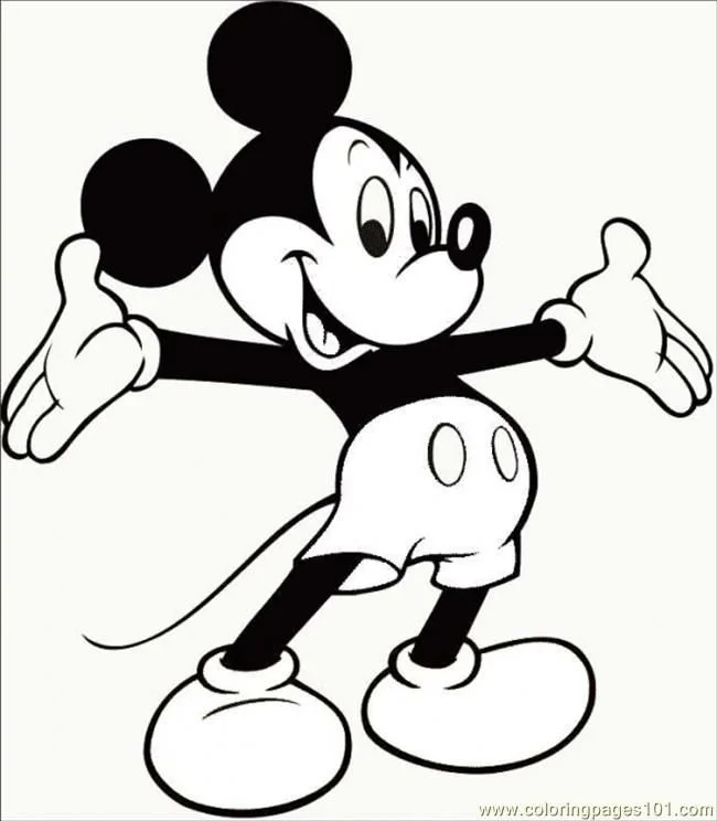 Desenhos de Minnie Mouse Para Colorir 107