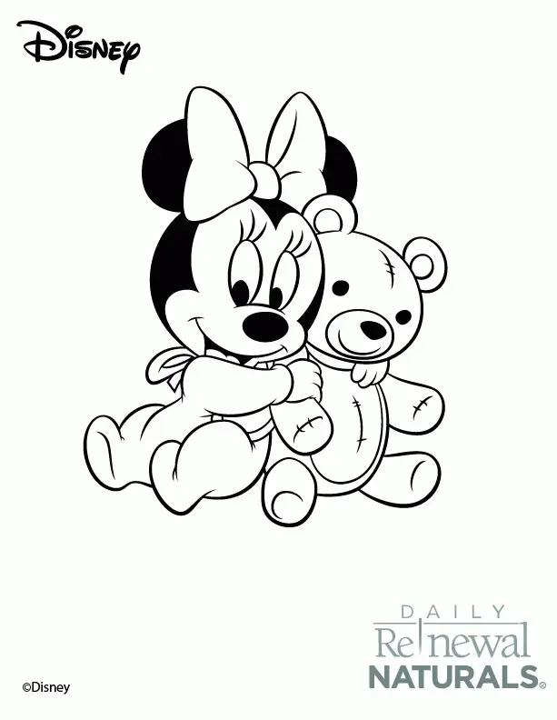 Desenhos de Minnie Mouse Para Colorir 109