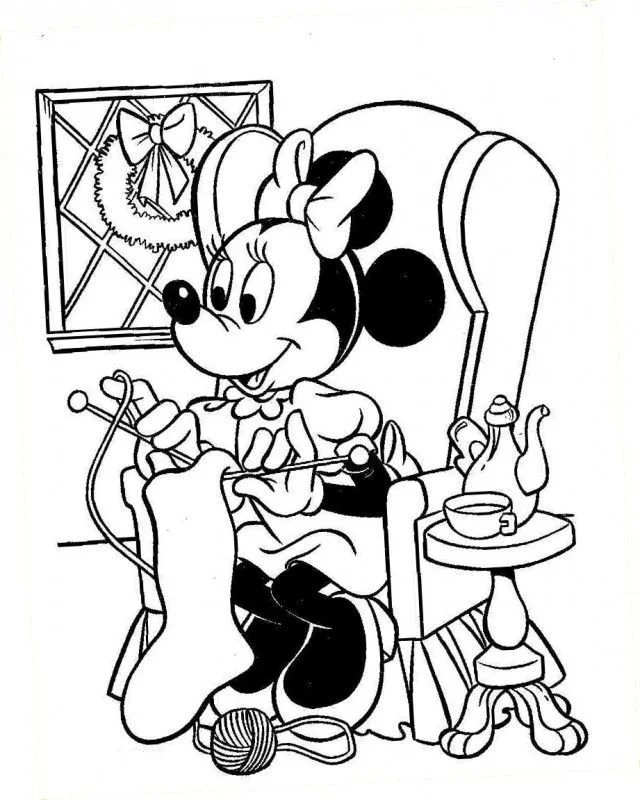 Desenhos de Minnie Mouse Para Colorir 130