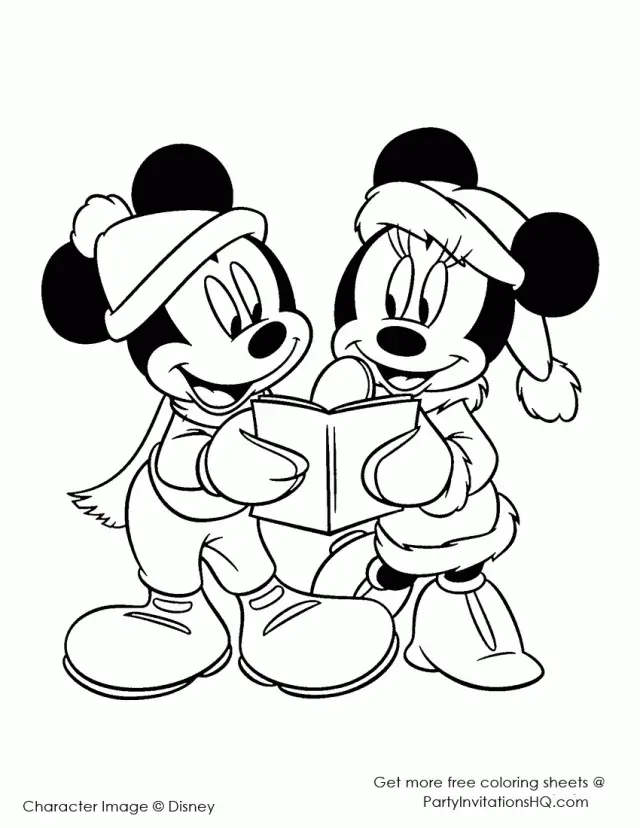 Desenhos de Minnie Mouse Para Colorir 132