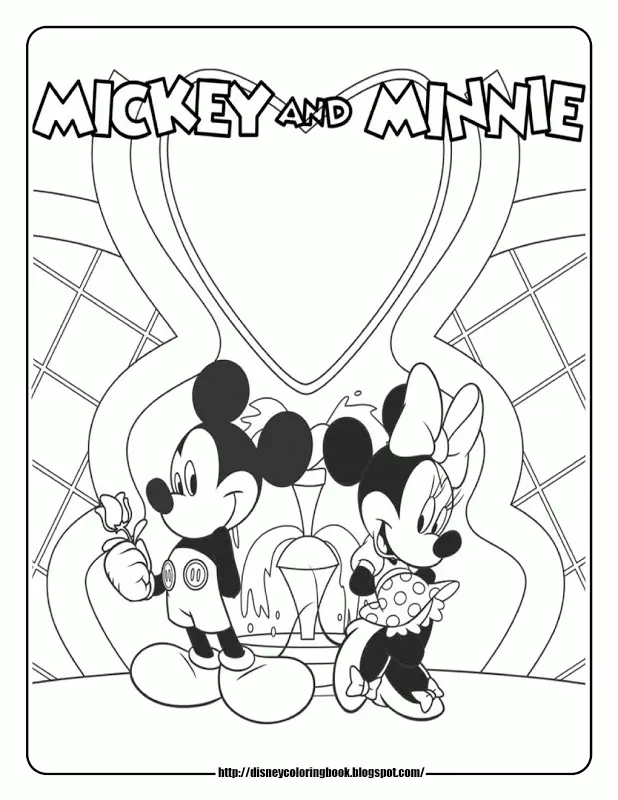 Desenhos de Minnie Mouse Para Colorir 157