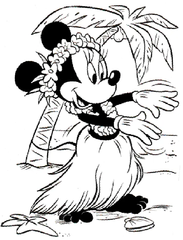 Desenhos de Minnie Mouse Para Colorir 16