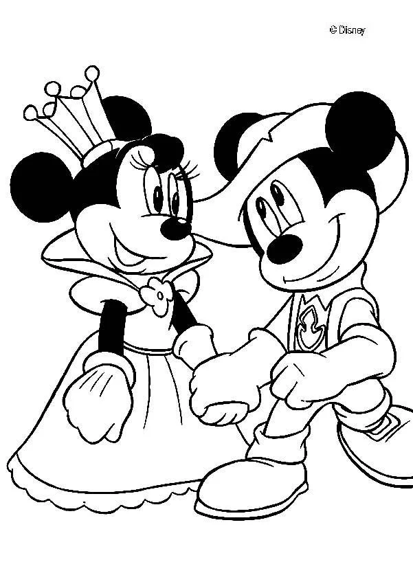 Desenhos de Minnie Mouse Para Colorir 17
