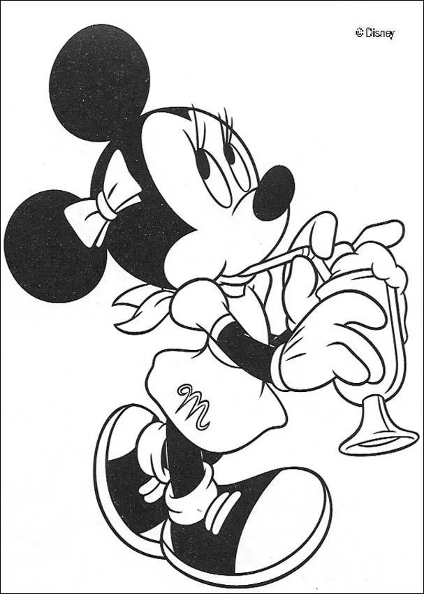 Desenhos de Minnie Mouse Para Colorir 3
