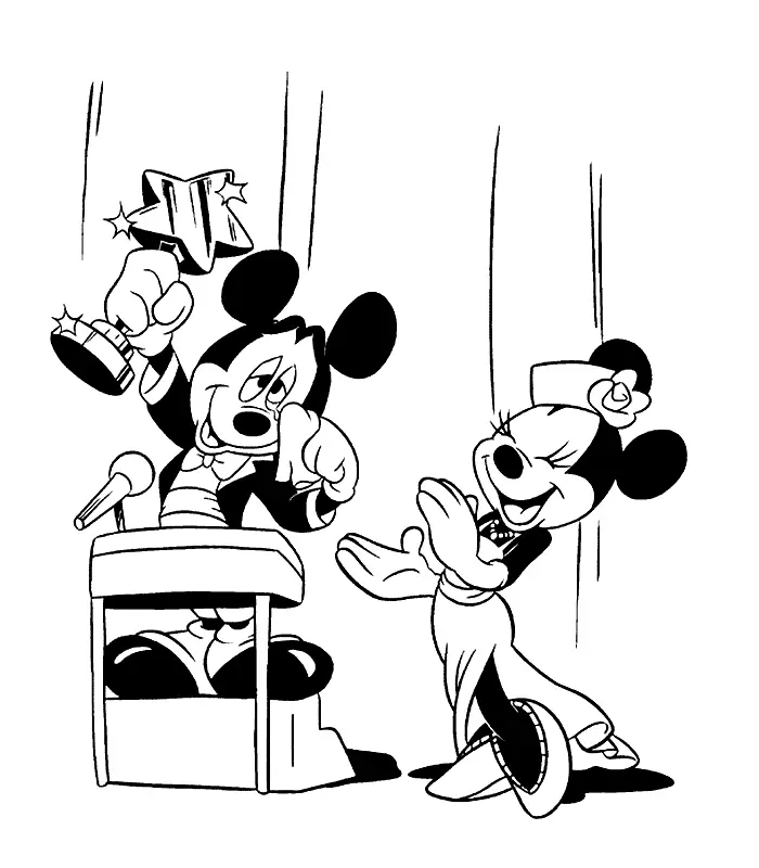 Desenhos de Minnie Mouse Para Colorir 33