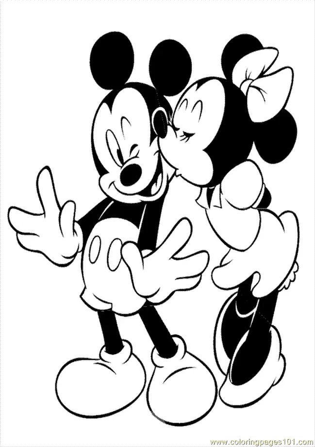 Desenhos de Minnie Mouse Para Colorir 35