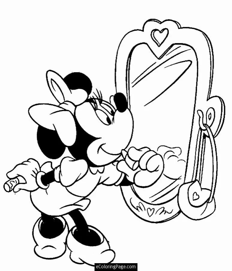 Desenhos de Minnie Mouse Para Colorir 42