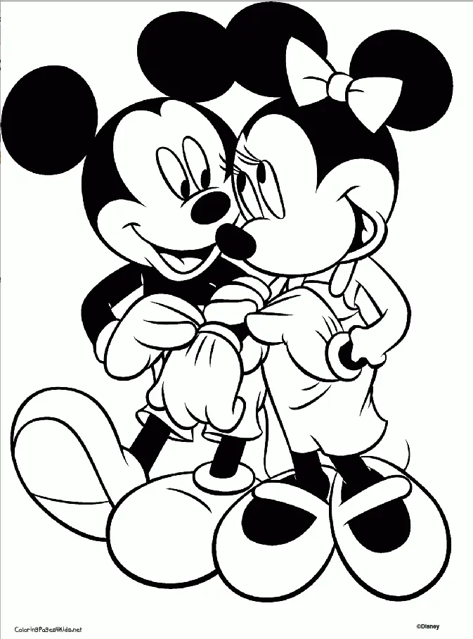 Desenhos de Minnie Mouse Para Colorir 5