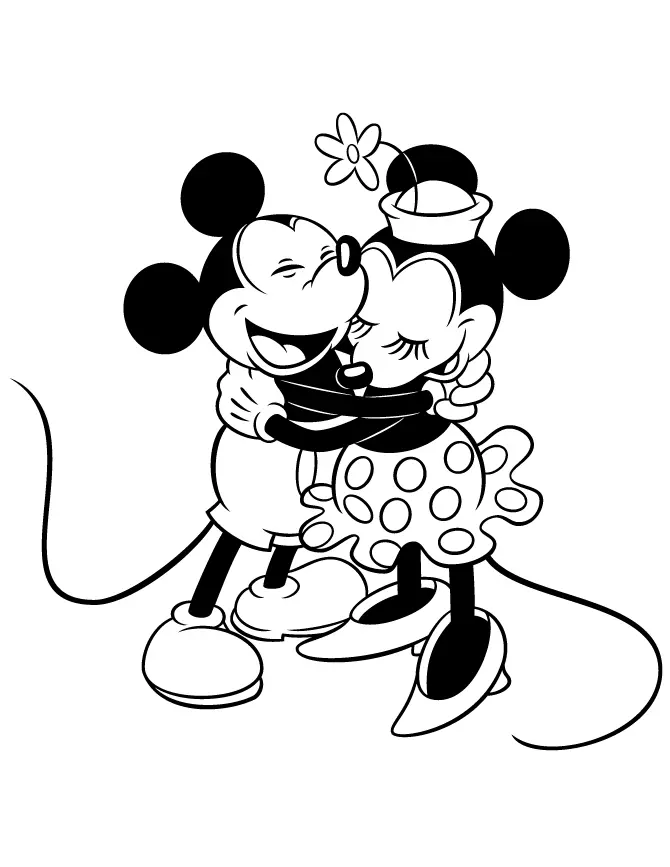 Desenhos de Minnie Mouse Para Colorir 67