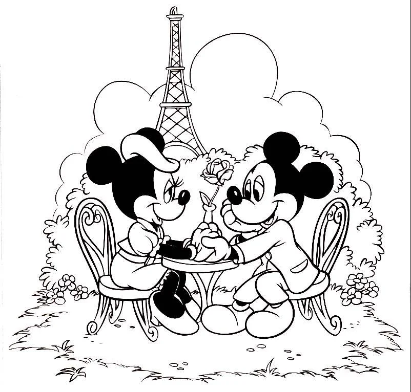 Desenhos de Minnie Mouse Para Colorir 8