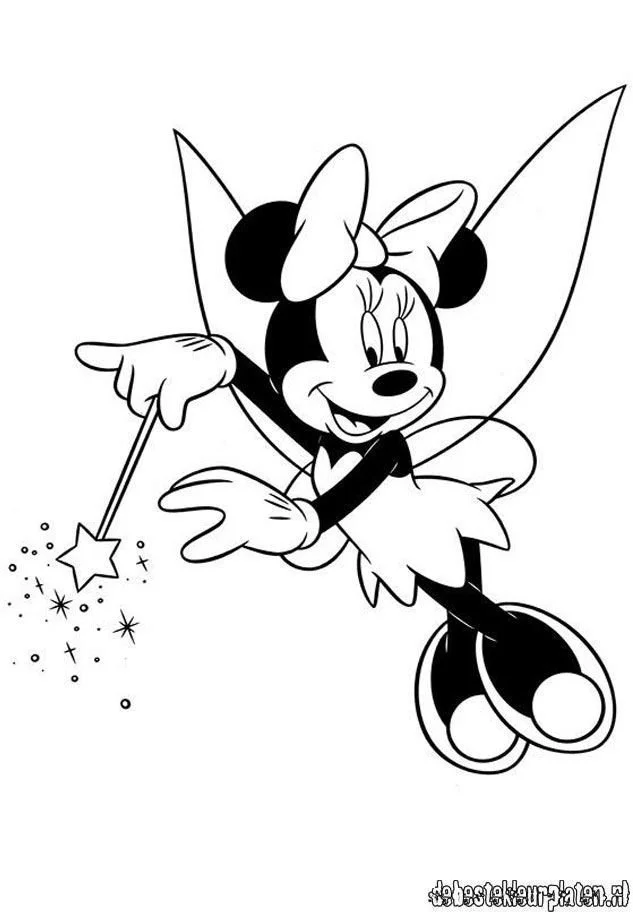 Desenhos de Minnie Mouse Para Colorir 81