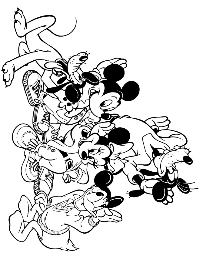 Desenhos de Minnie Mouse Para Colorir 82