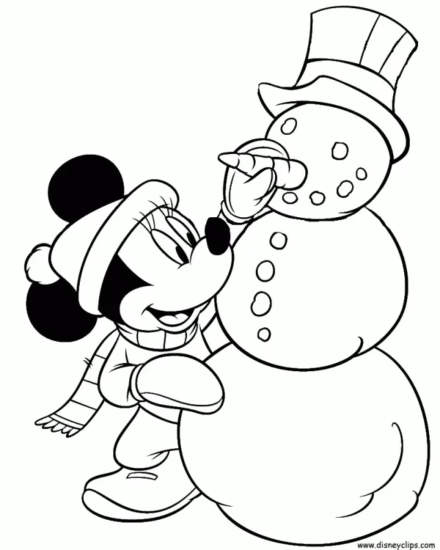 Desenhos de Minnie Mouse Para Colorir 85