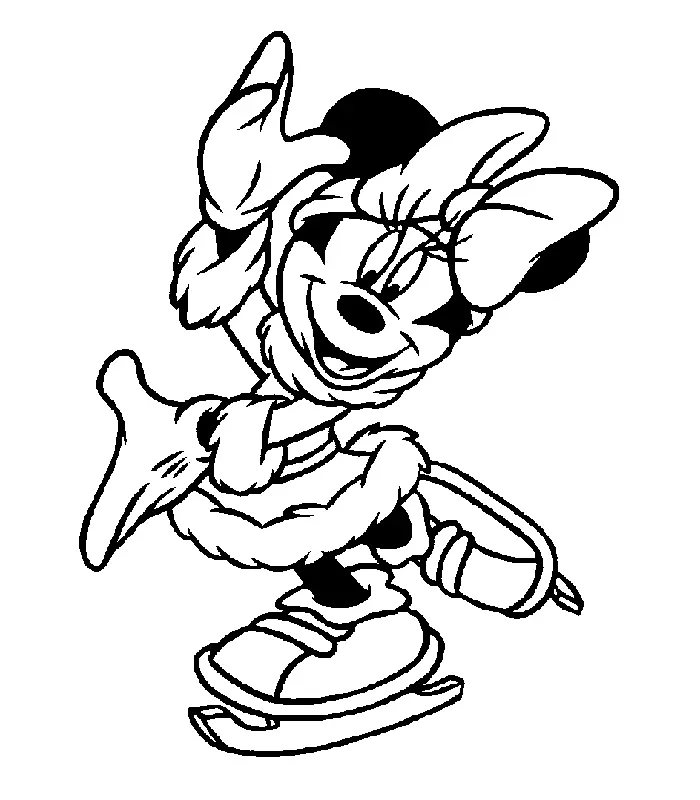 Desenhos de Minnie Mouse Para Colorir 88