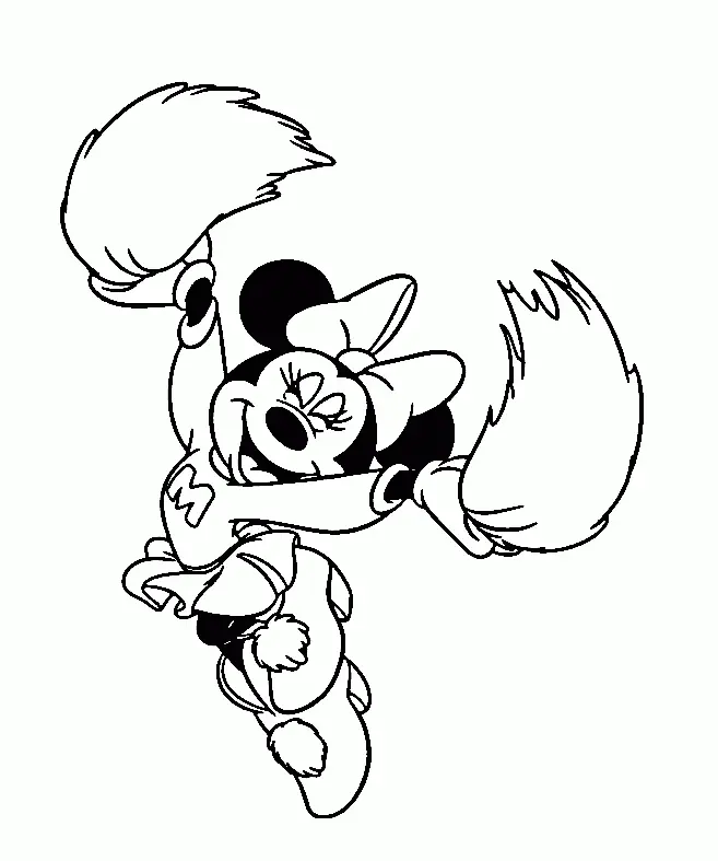 Desenhos de Minnie Mouse Para Colorir 9