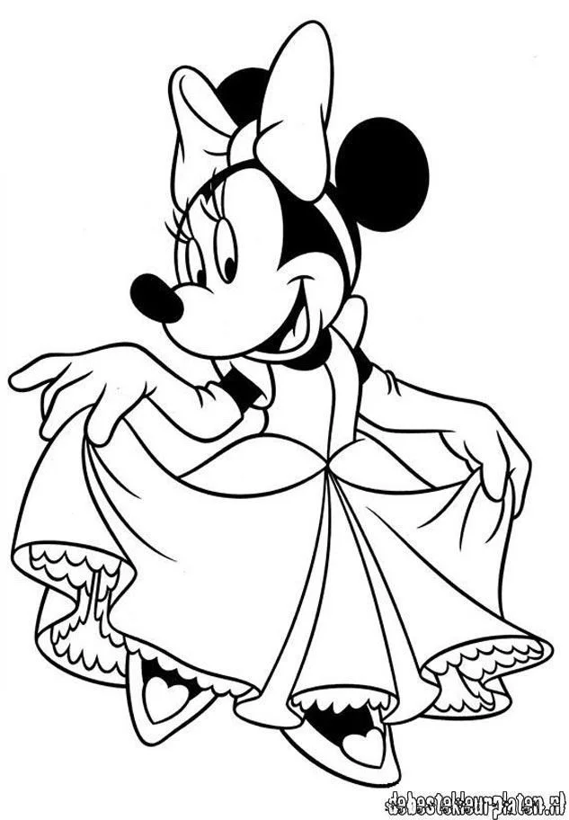 Desenhos de Minnie Mouse Para Colorir 90