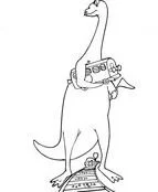 Verschiedene Dinosaurier Ausmalbilder 19