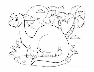 Verschiedene Dinosaurier Ausmalbilder 3