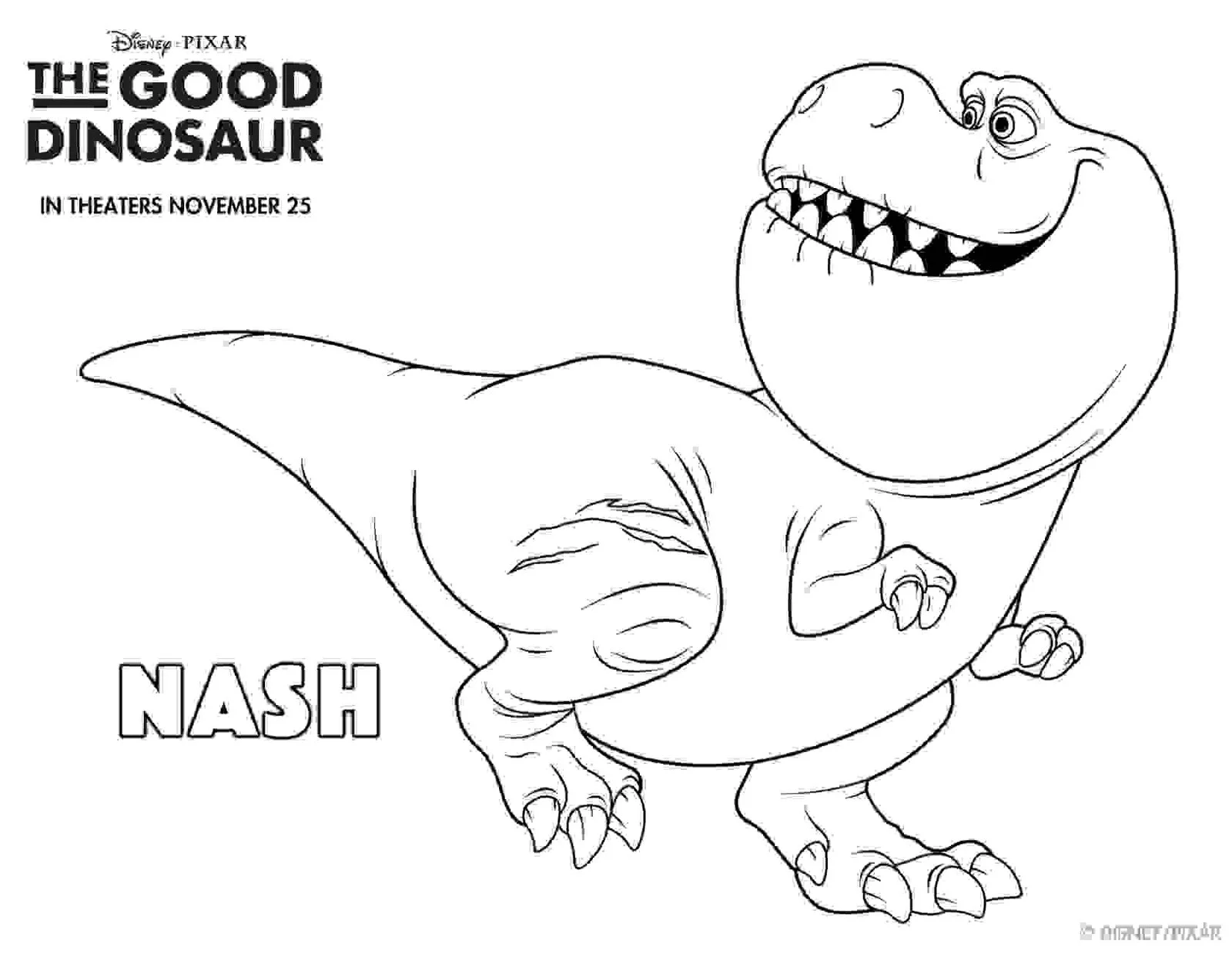 Verschiedene Dinosaurier Ausmalbilder 36