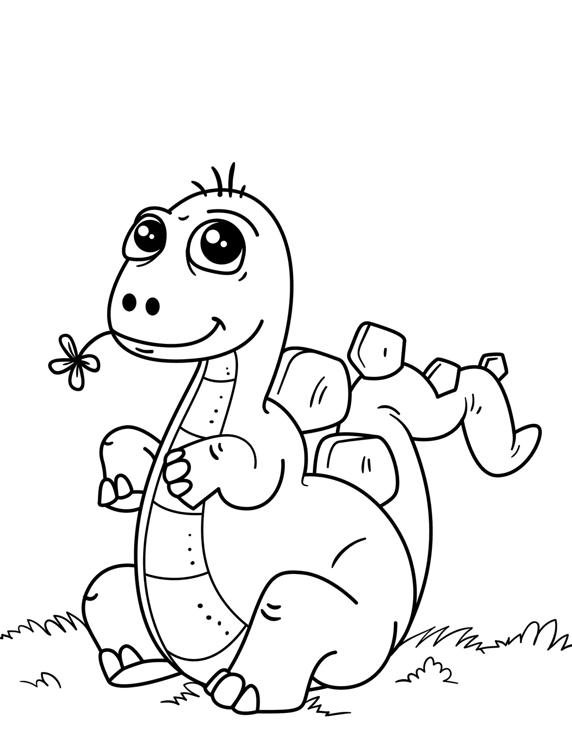 Verschiedene Dinosaurier Ausmalbilder 39