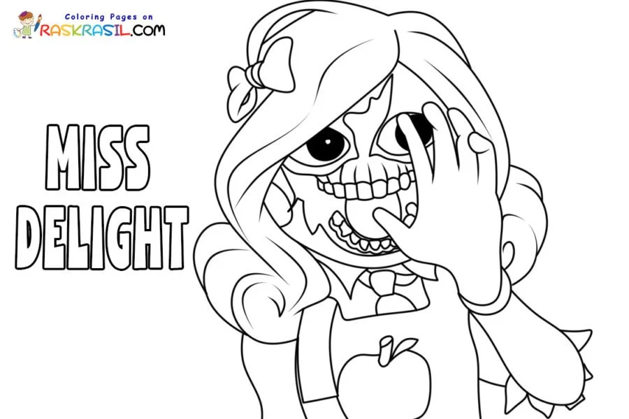 Miss Delight Ausmalbilder 1