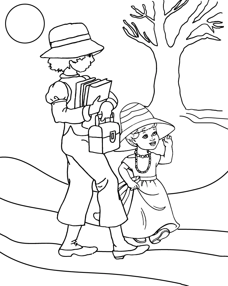 Mae E Filha Para Colorir 2