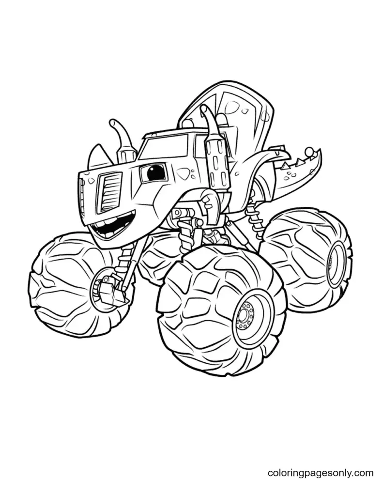 Monster Truck Ausmalbilder 107