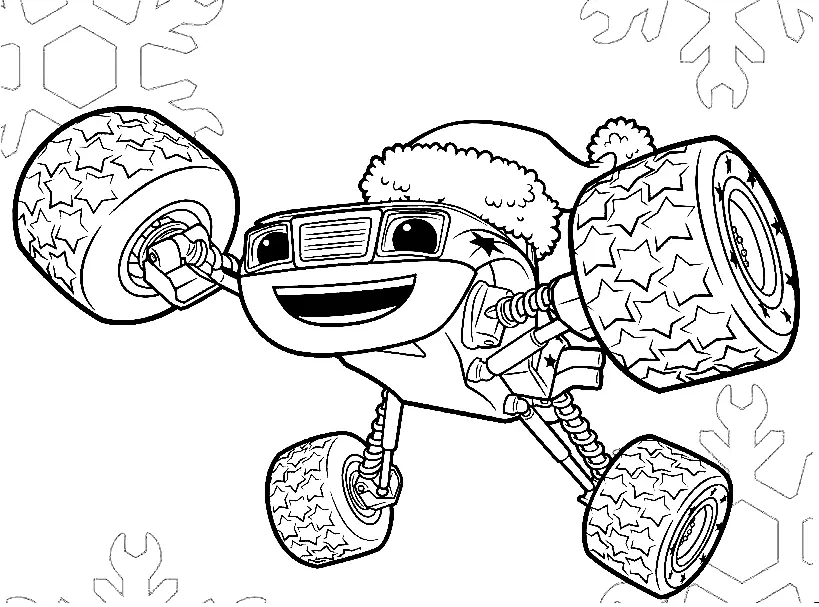 Desenhos de Monster Truck Para Colorir 109