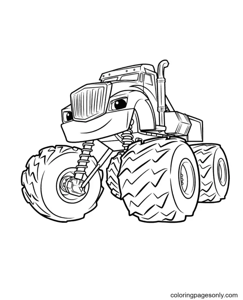 Monster Truck Ausmalbilder 130