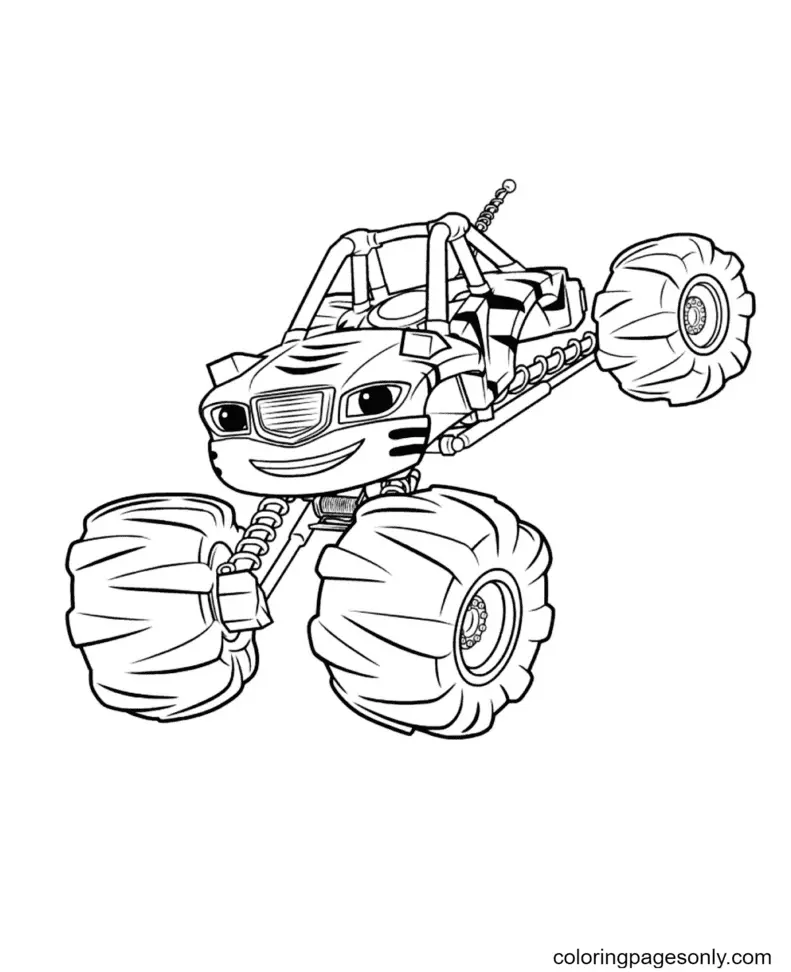 Desenhos de Monster Truck Para Colorir 144