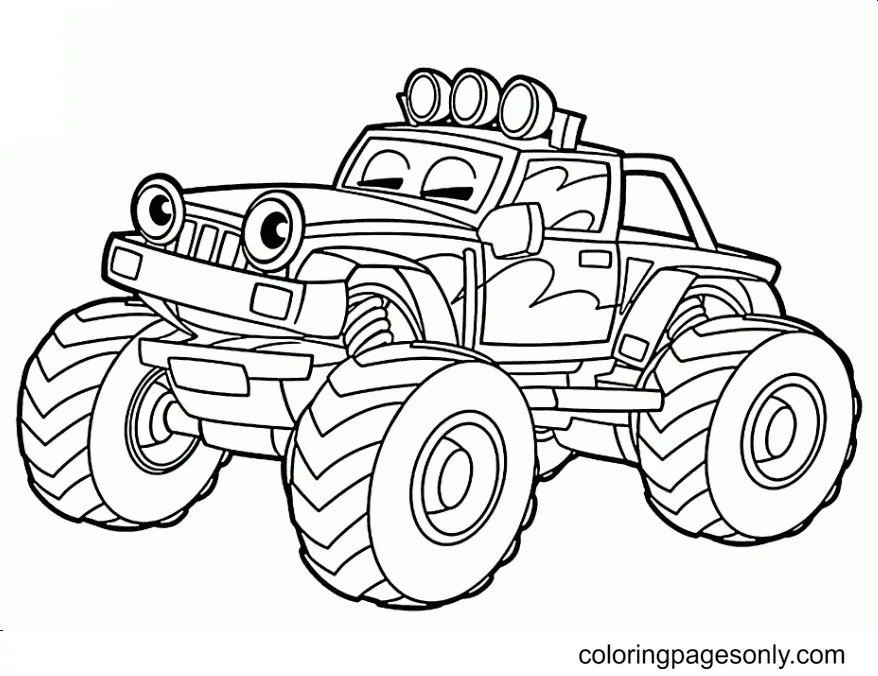 Monster Truck Ausmalbilder 148