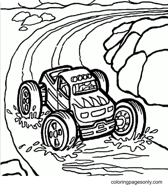 Desenhos de Monster Truck Para Colorir 157