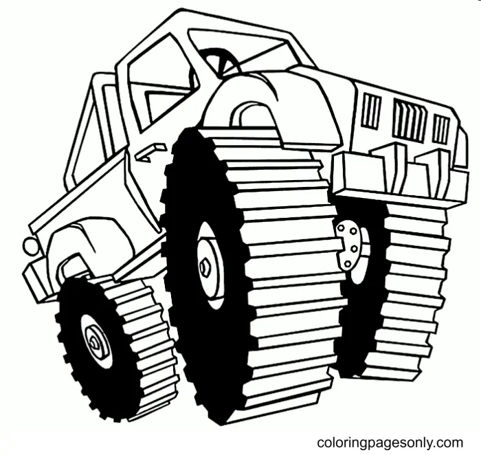 Monster Truck Ausmalbilder 161