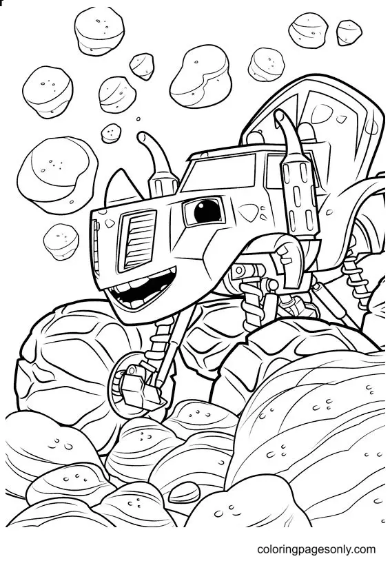 Monster Truck Coloring Pages 167
