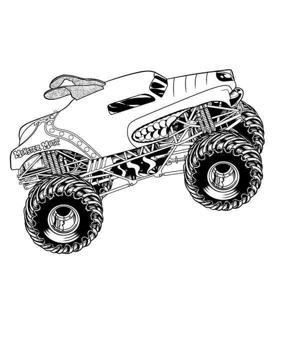 Monster Truck Ausmalbilder 18