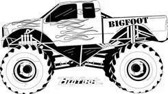 Monster Truck Ausmalbilder 2