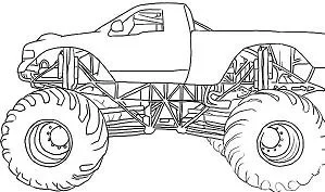 Monster Truck Coloring Pages 51