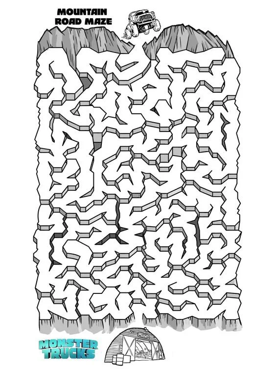 Desenhos de Monster Truck Para Colorir 59
