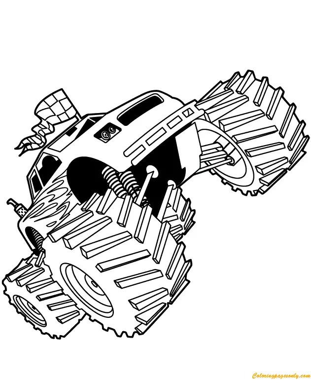 Monster Truck Coloring Pages 63