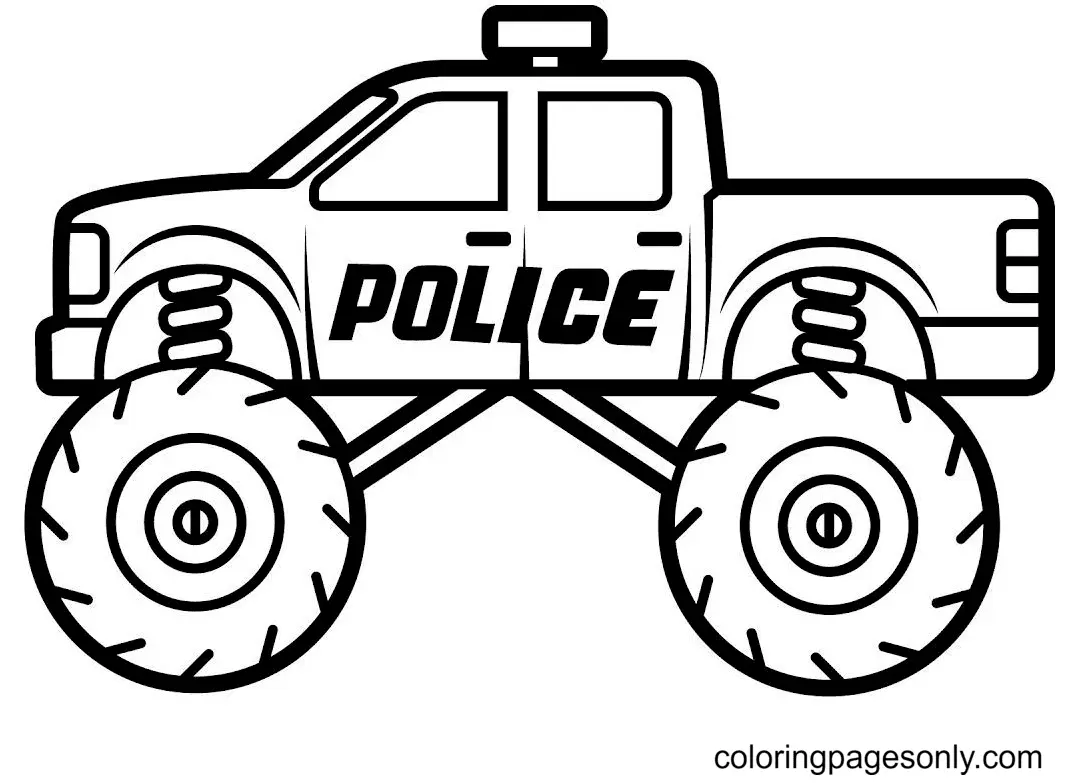 Monster Truck Ausmalbilder 74