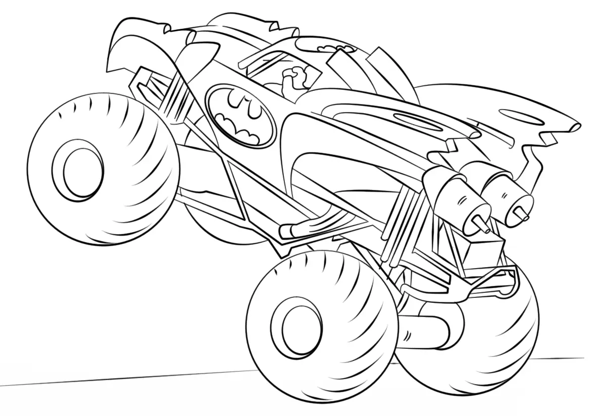 Monster Truck Ausmalbilder 8