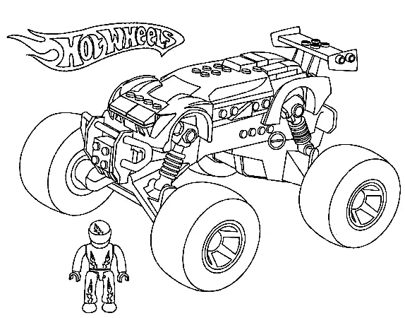 Monster Truck Ausmalbilder 9