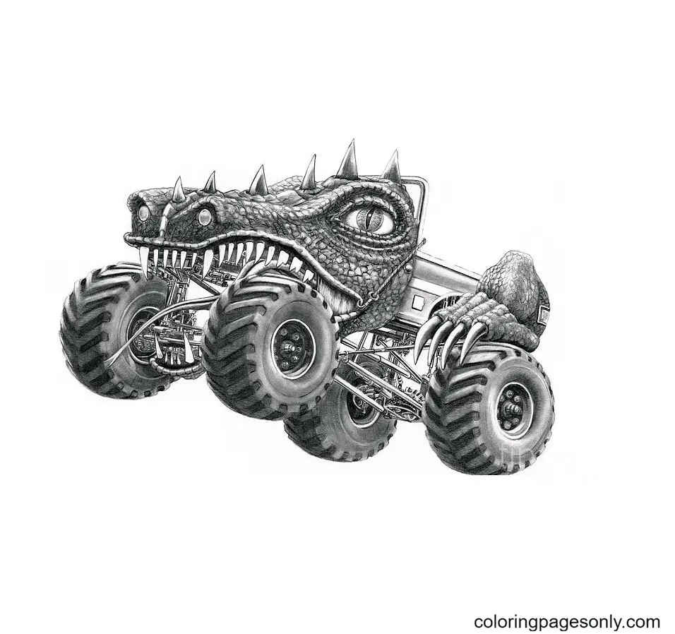 Monster Truck Ausmalbilder 91
