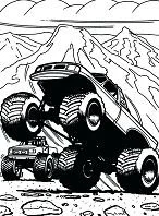 Monster Truck Ausmalbilder 99
