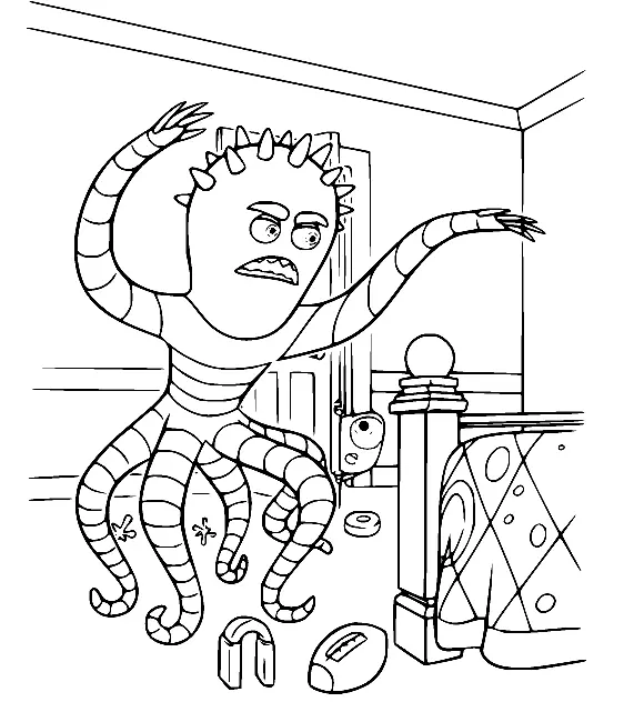Monsters University Coloring Pages 5