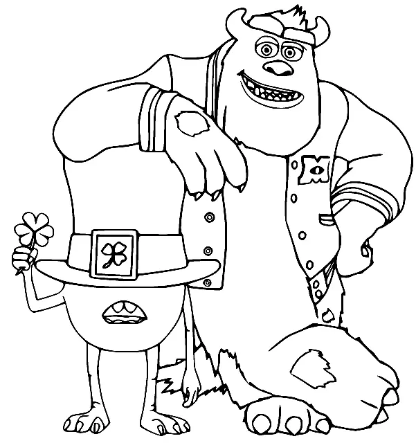Monsters University Coloring Pages 55