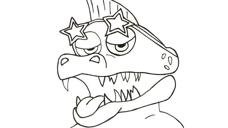 Desenhos de Montgomery Gator Para Colorir 14