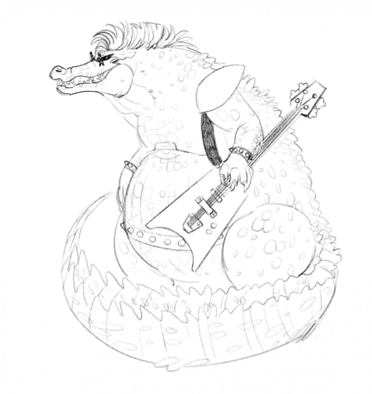 Desenhos de Montgomery Gator Para Colorir 18