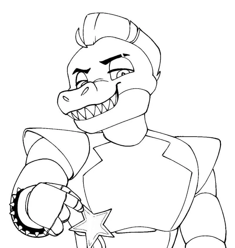Desenhos de Montgomery Gator Para Colorir 23